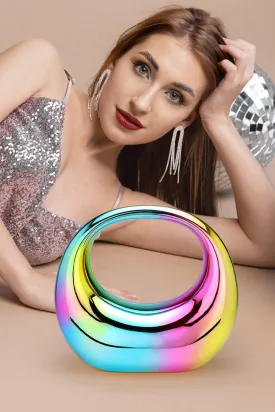 Mlt Acrylic Moon Shape Evening Bag / Clutch Bag