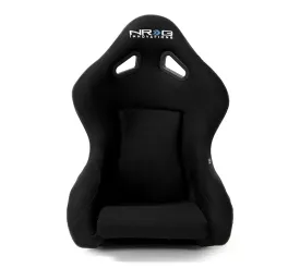 NRG FRP Fiberglass Bucket Seat - Black Mini version with Fiber Glass - FRP-MINI-BK