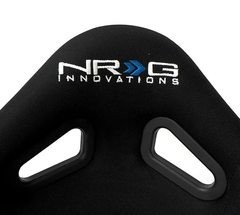 NRG FRP Fiberglass Bucket Seat - Black Mini version with Fiber Glass - FRP-MINI-BK