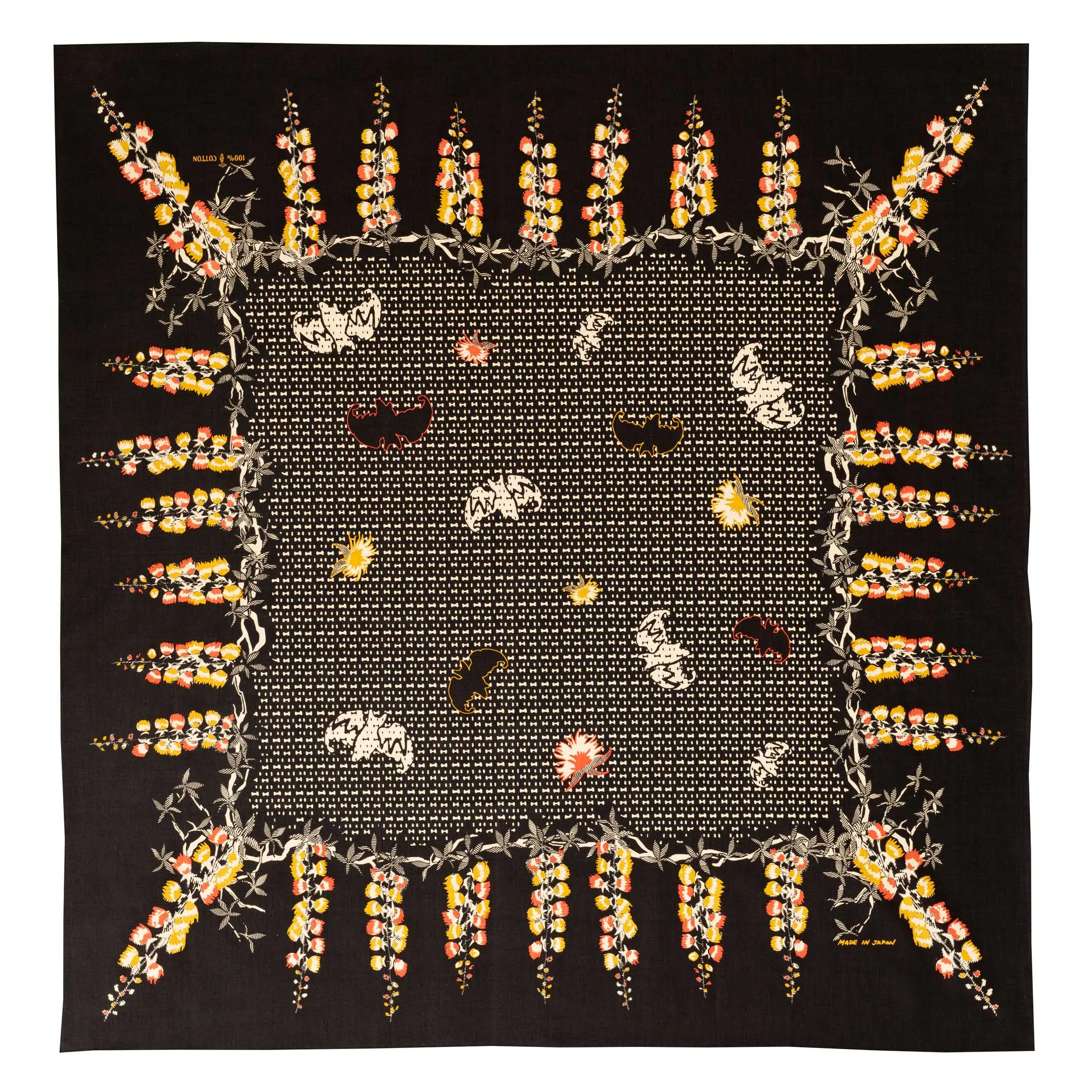 One Ear Brand Sagaribana Black Bandana