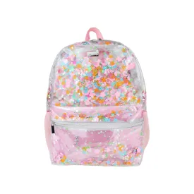 Packed Party Flower Shop Confetti Clear Backpack