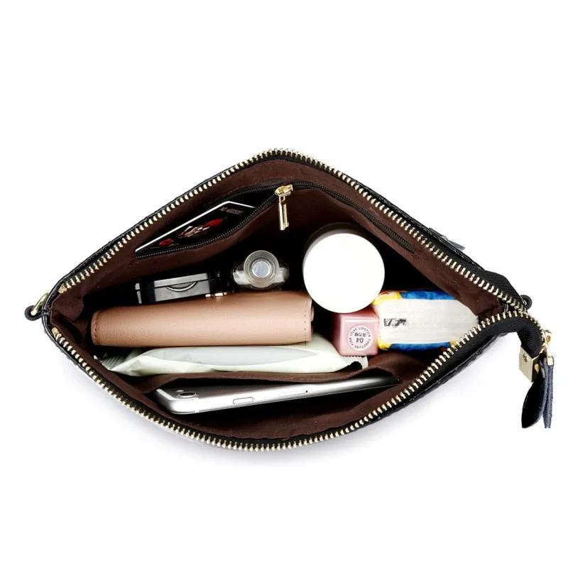 Petra genuine leather clutch bag