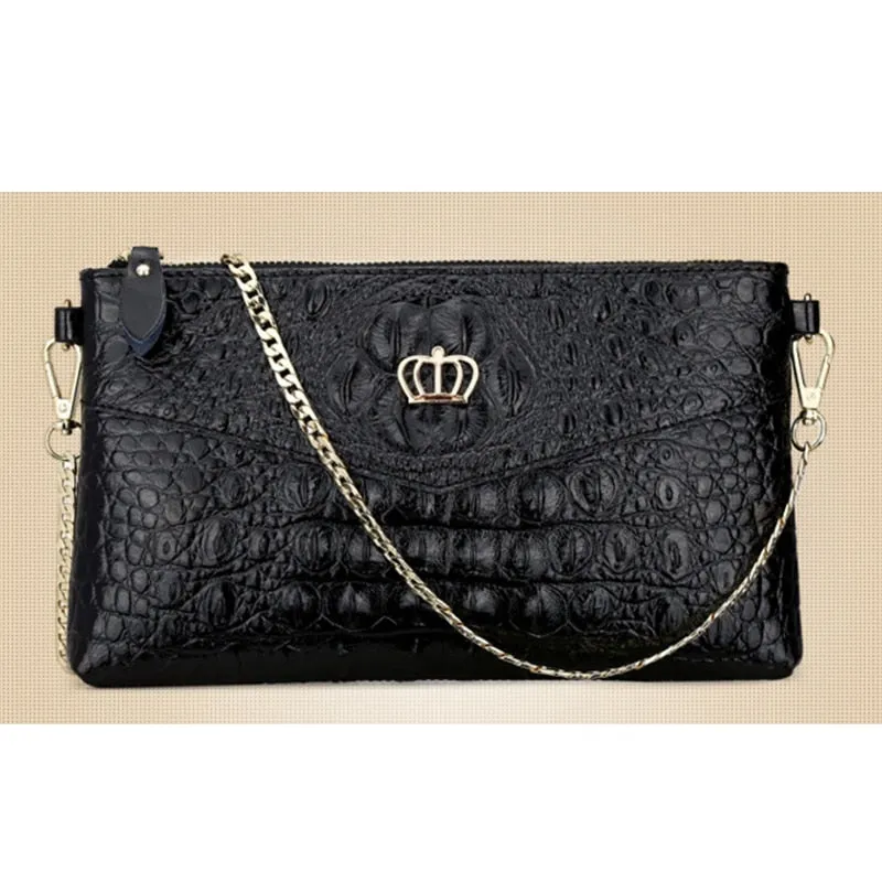 Petra genuine leather clutch bag