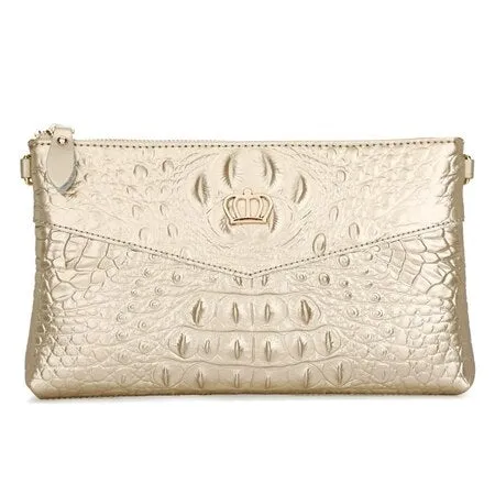 Petra genuine leather clutch bag