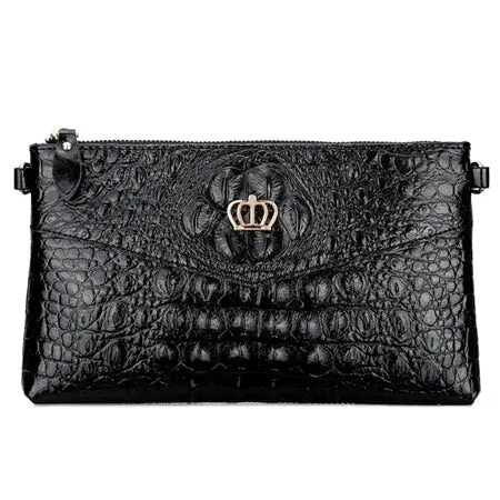 Petra genuine leather clutch bag