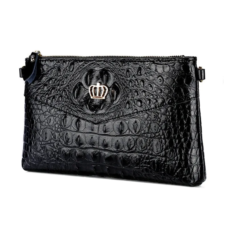 Petra genuine leather clutch bag