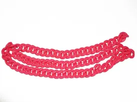Pink Circular Acrylic Chains