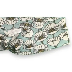 Poppies on Blue Knotties Headband