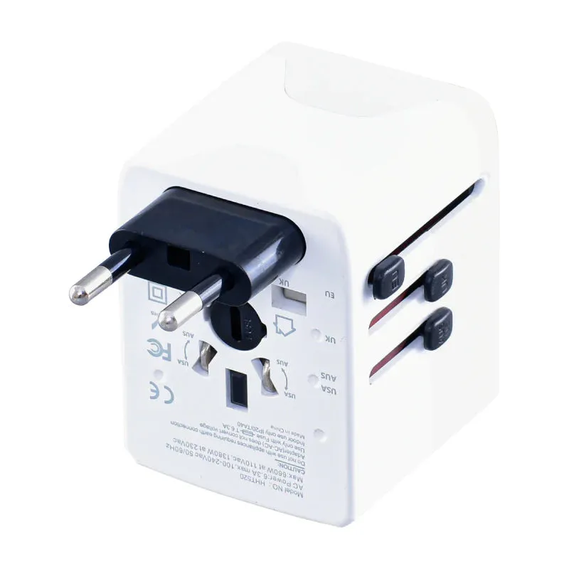 PowerPac Multi Travel Adapter W/4XUSB Charger TypeC USB PP7980