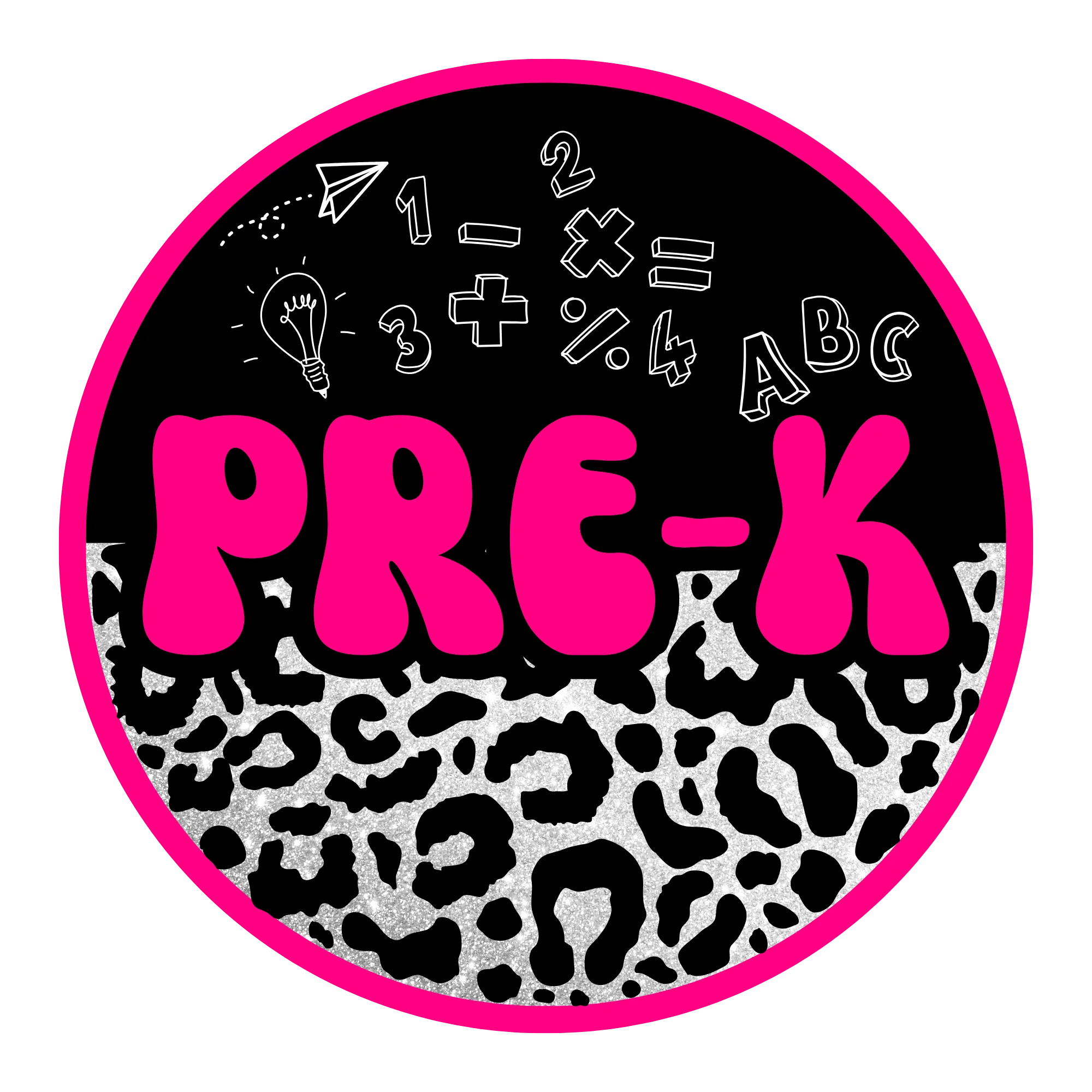 Pre-K heat transfer, no shirt