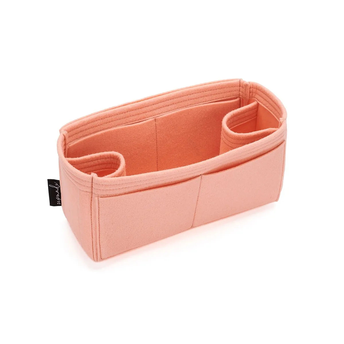 Purse Organizer Insert for Celine Cabas Phantom, Bag Organizer with Double Bottle Holders and Exterior Pockets