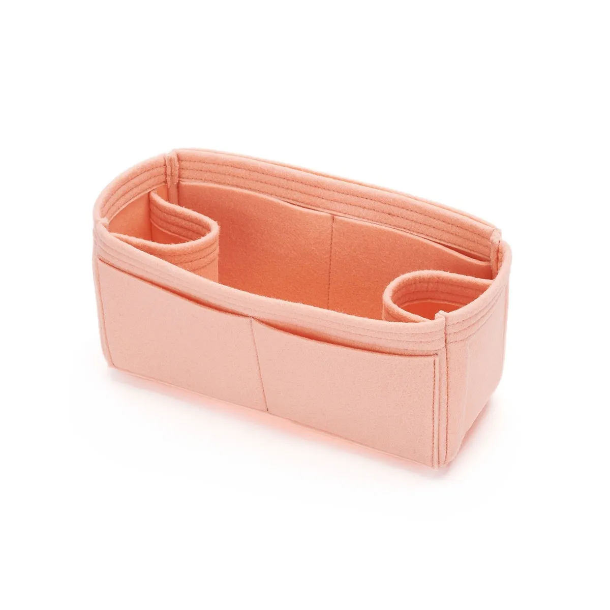 Purse Organizer Insert for Celine Cabas Phantom, Bag Organizer with Double Bottle Holders and Exterior Pockets