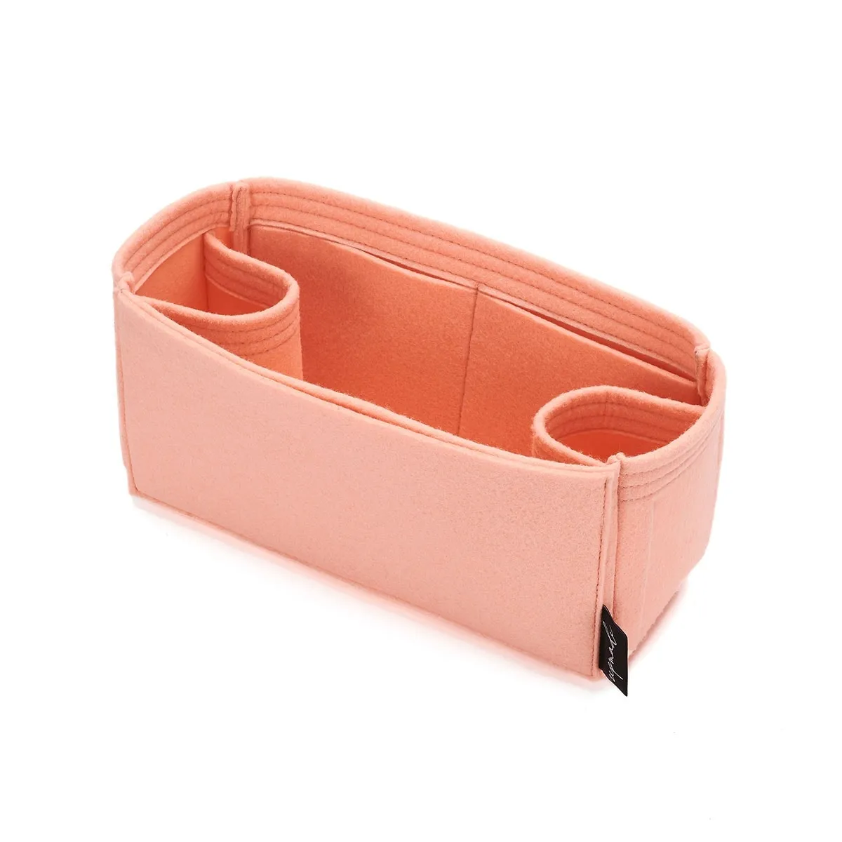 Purse Organizer Insert for Celine Cabas Phantom, Bag Organizer with Double Bottle Holders and Exterior Pockets
