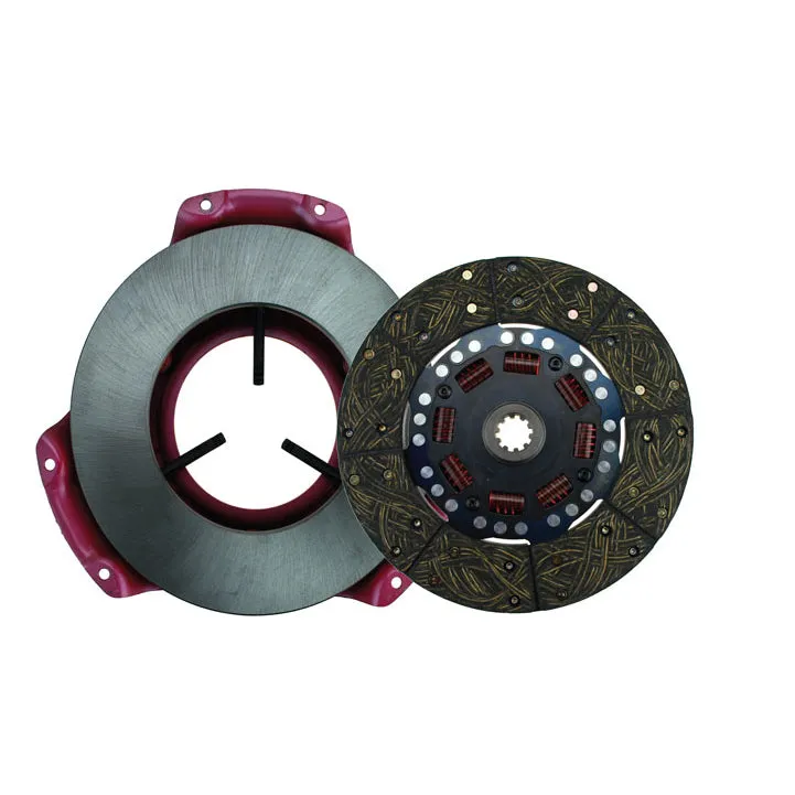 Ram Automotive Power Grip Single Disc Clutch Kit - 11 in Diameter - 1-1/16 in x 10 Spline - Sprung Hub - Metallic / Organic - Ford