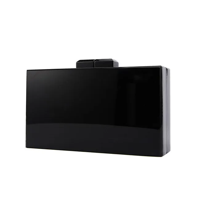 Raz acrylic clutch bag