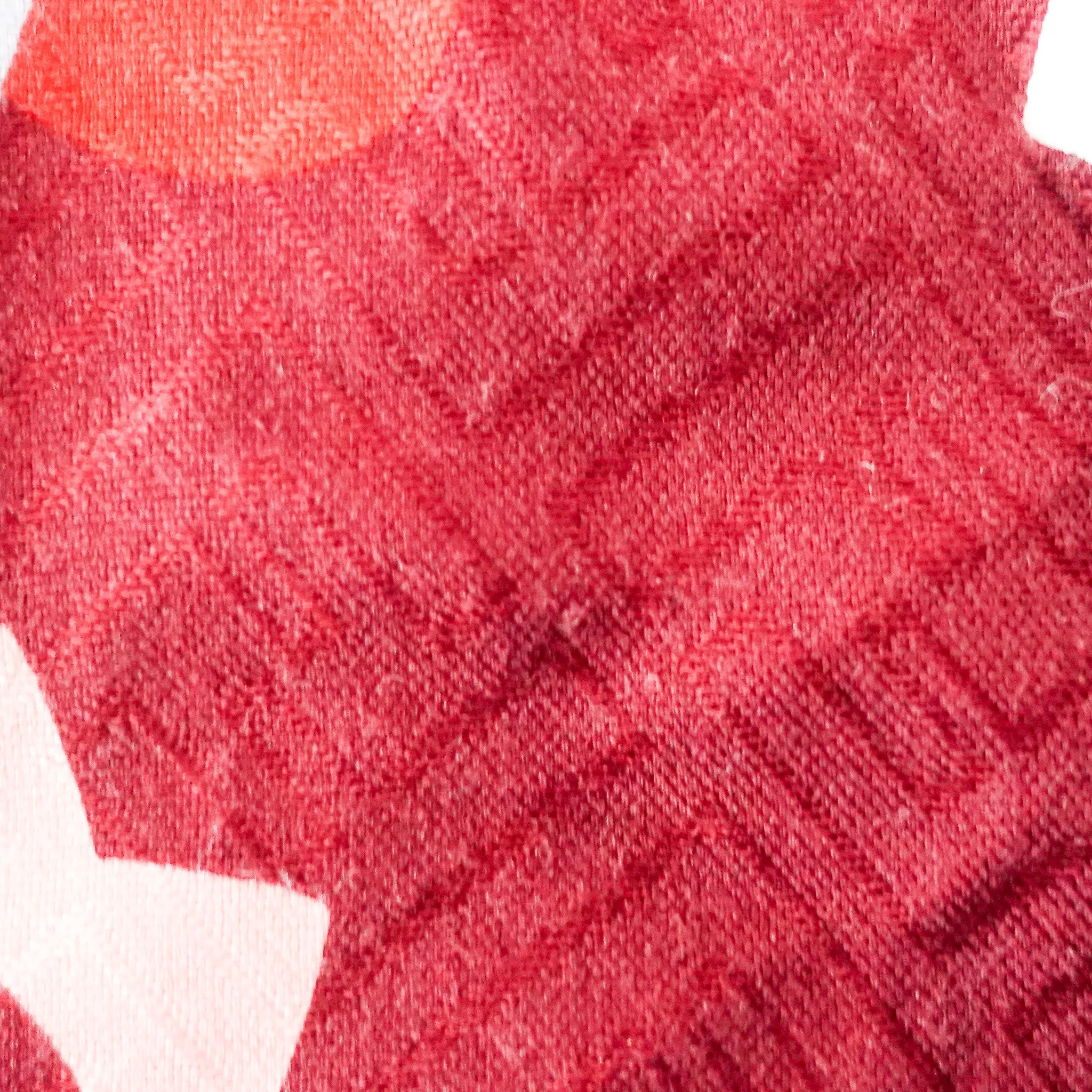 Red jacquard scarf RRP £430
