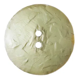 Round Polyamide 45mm Button - Olive Green