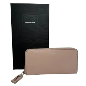Saint Laurent Leather Continental Wallet