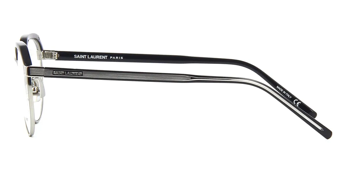 Saint Laurent SL 124 001 Black and Silver