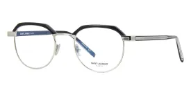 Saint Laurent SL 124 001 Black and Silver