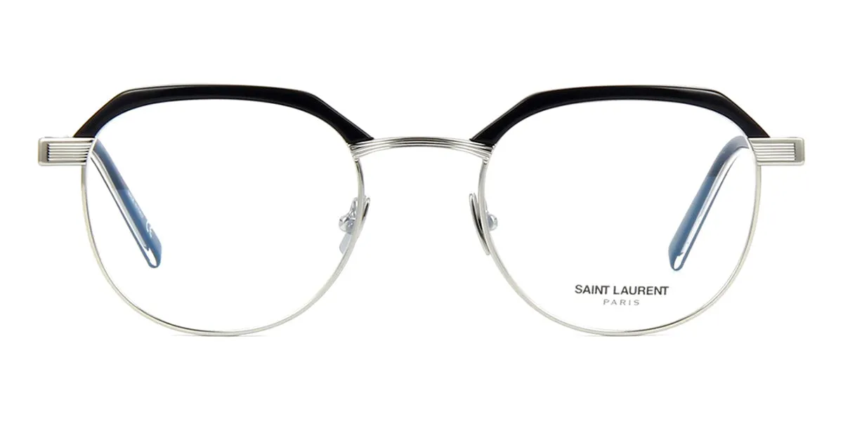 Saint Laurent SL 124 001 Black and Silver