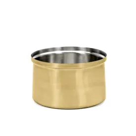 Serax Table Accessories ice bucket XL brushed steel gold Pvd