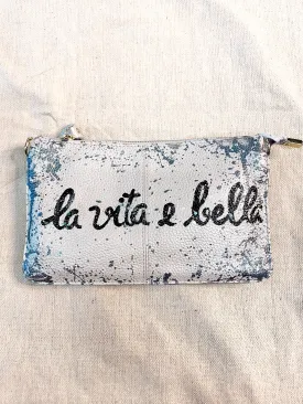 Silver Lavita E Bella Wristlet