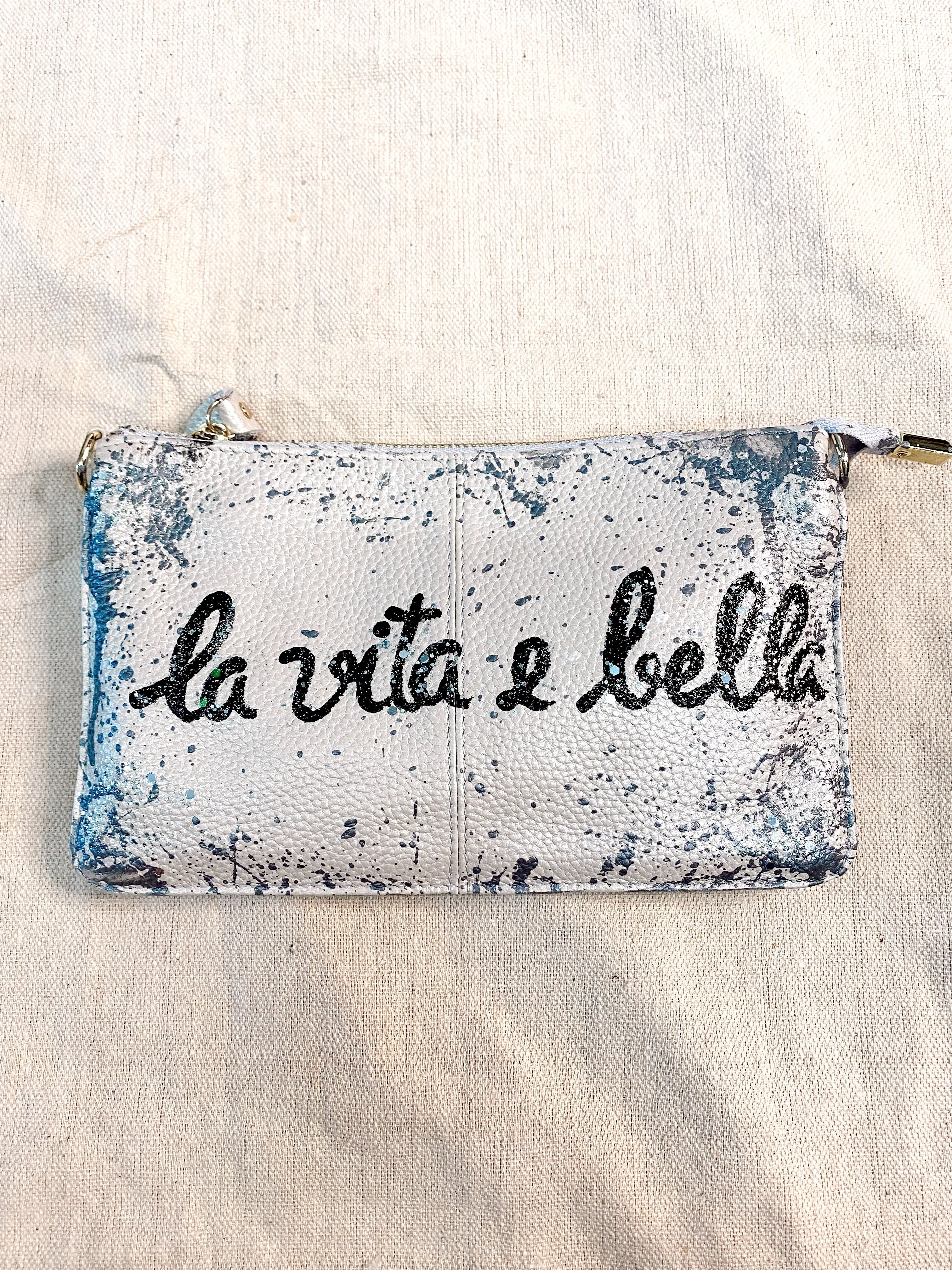 Silver Lavita E Bella Wristlet