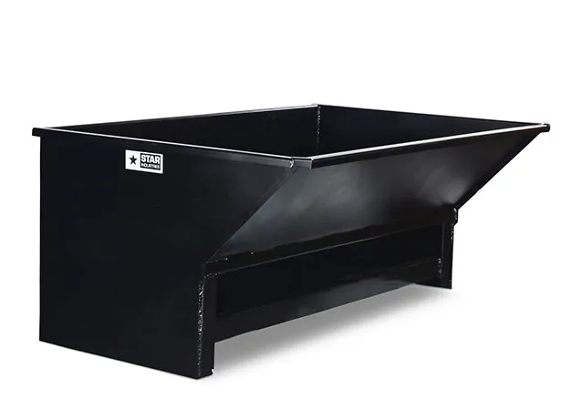 STAR trash and loose material hopper for skid steer loader