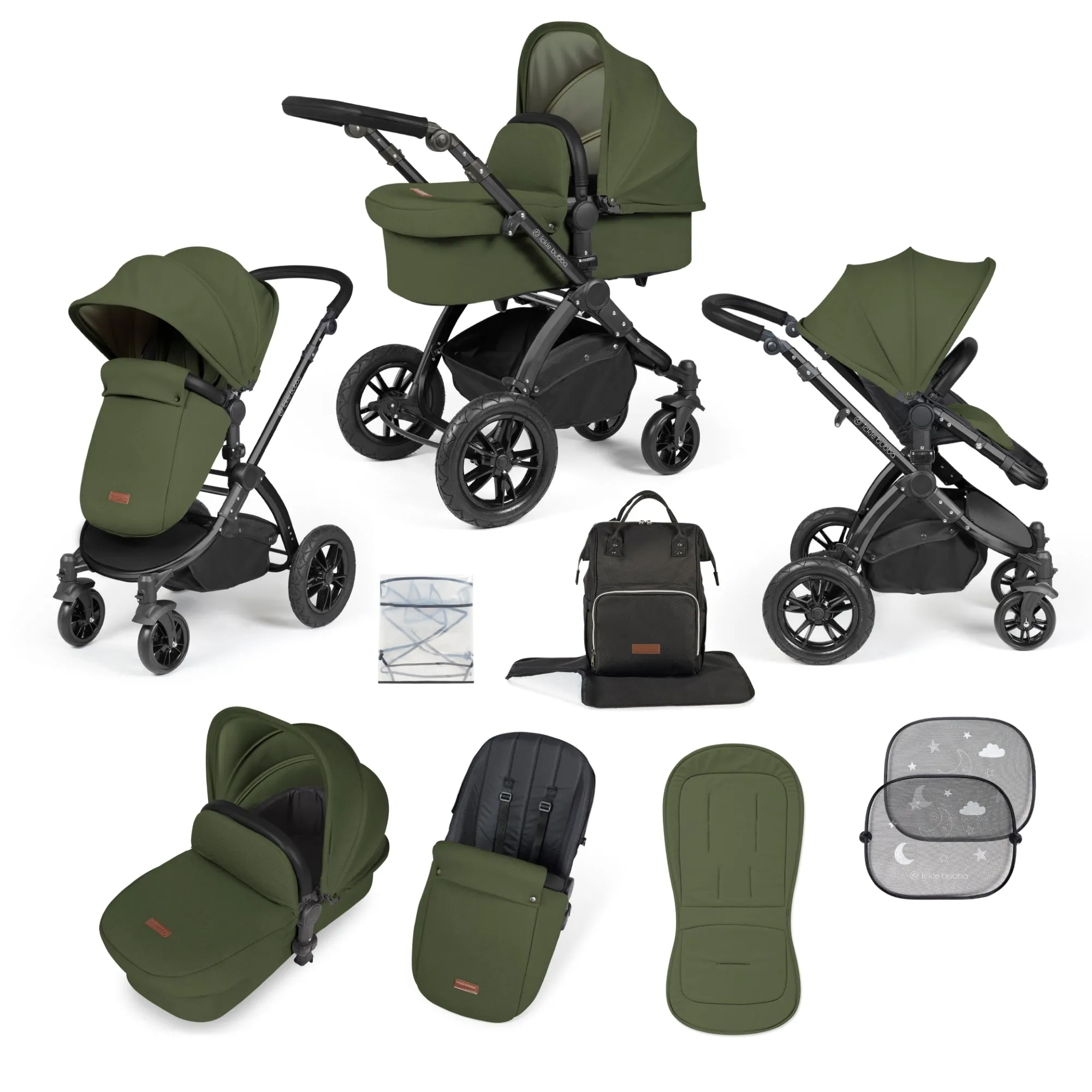Stomp Luxe 2 in 1 Premium Pushchair