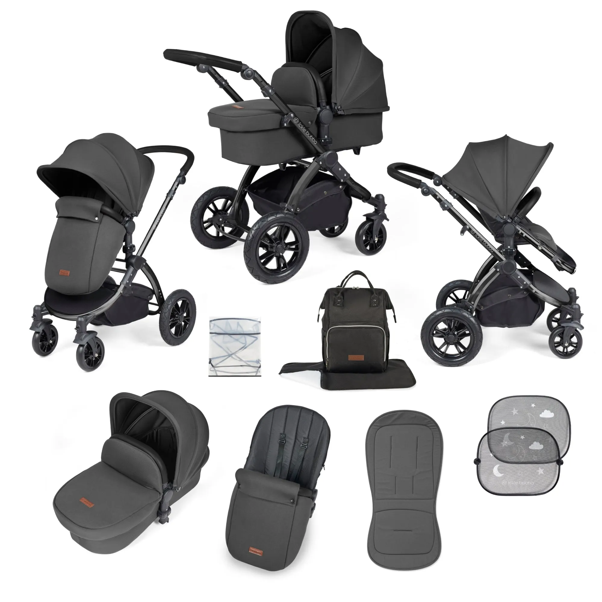 Stomp Luxe 2 in 1 Premium Pushchair