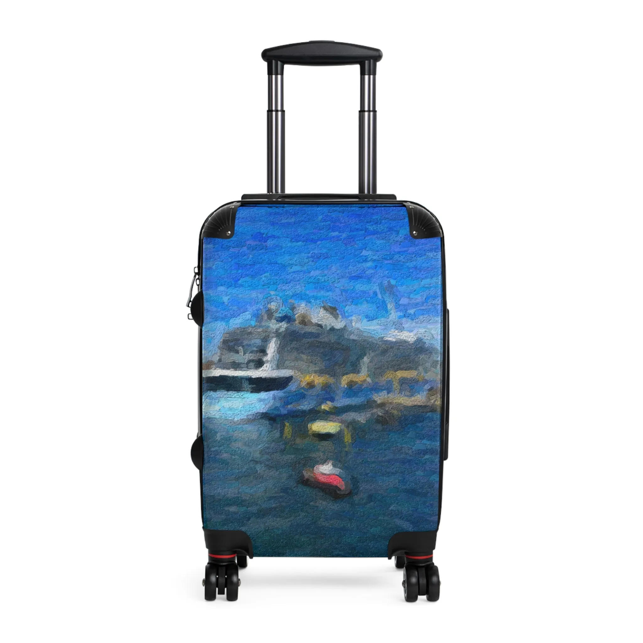 Suitcase ... Into Vancouver Harbor We Arrive: Celebrity Edge-Cruise ... Vancouver, British Columbia ... June 2024 ... Original Works