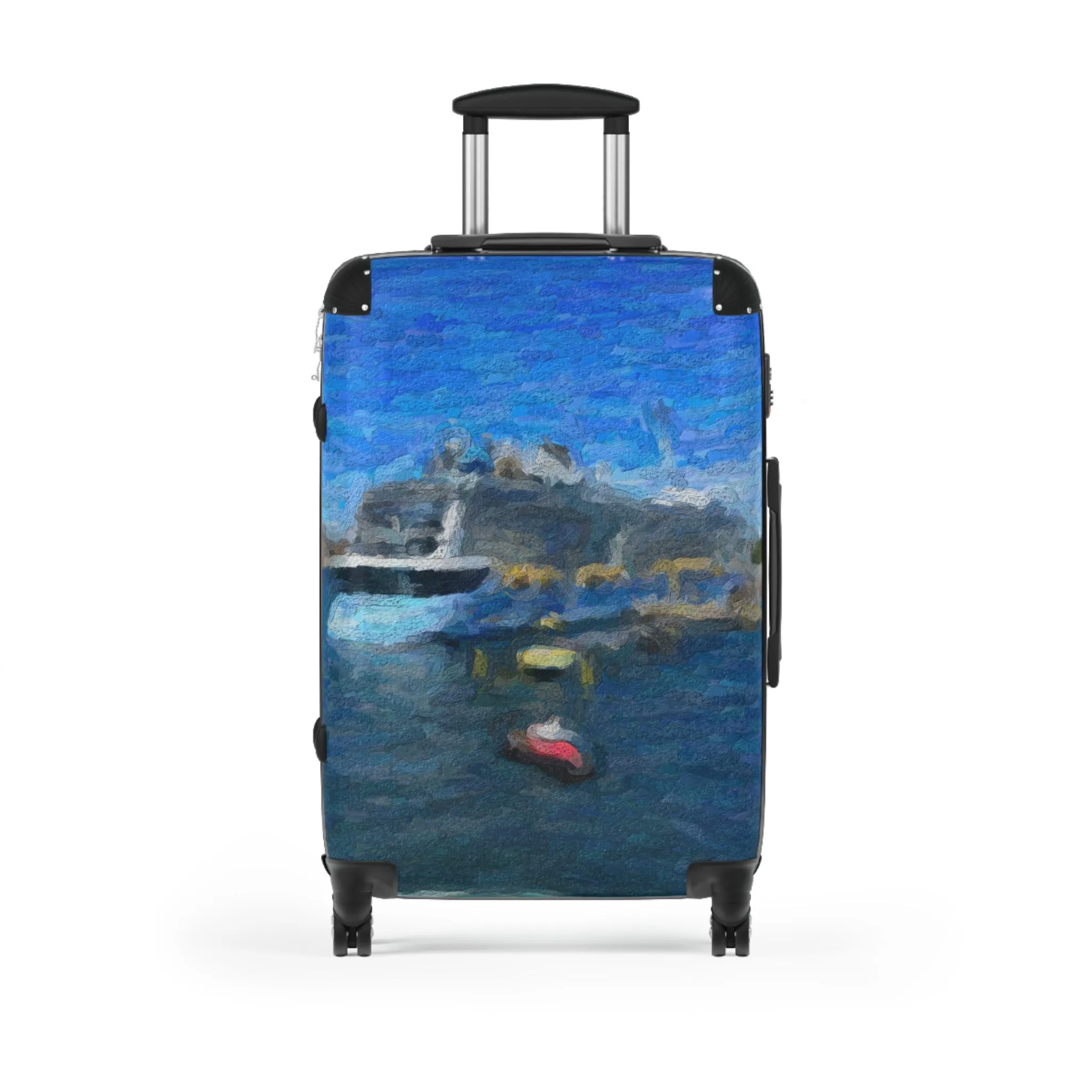 Suitcase ... Into Vancouver Harbor We Arrive: Celebrity Edge-Cruise ... Vancouver, British Columbia ... June 2024 ... Original Works