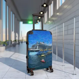 Suitcase ... Into Vancouver Harbor We Arrive: Celebrity Edge-Cruise ... Vancouver, British Columbia ... June 2024 ... Original Works