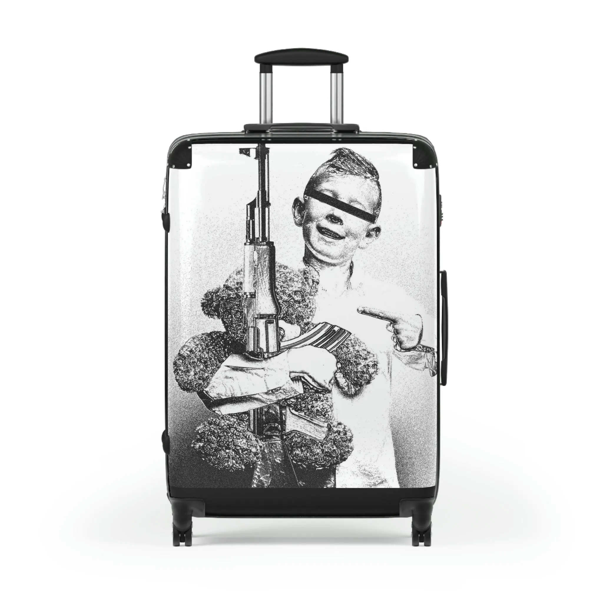 Teddy Bears and Triggers, Travel Unique Suitcase