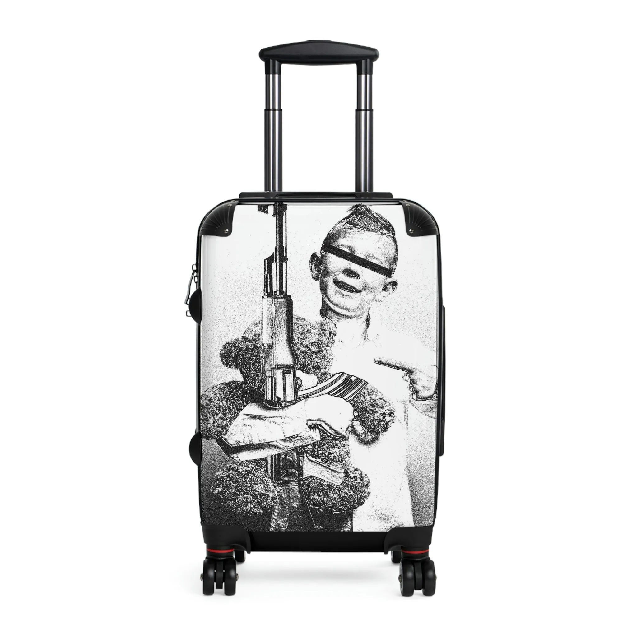 Teddy Bears and Triggers, Travel Unique Suitcase