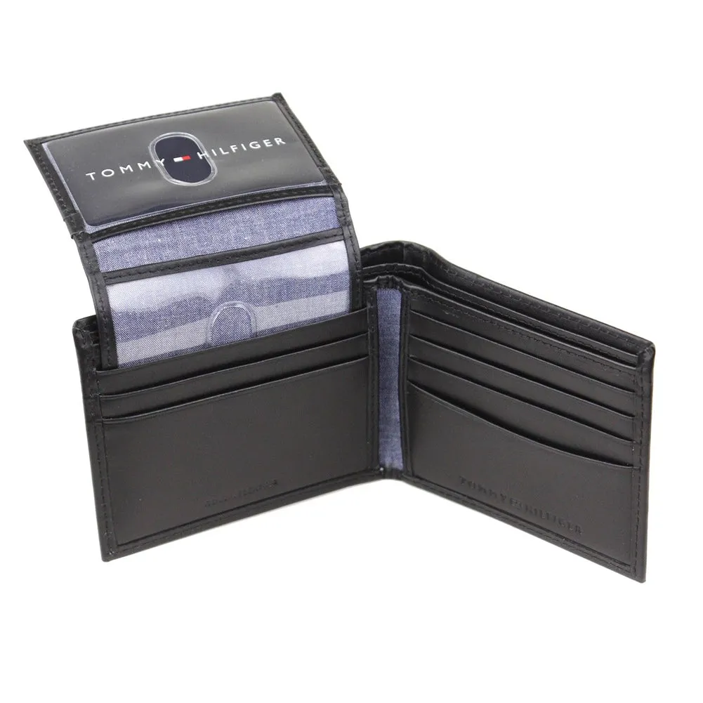 Tommy Hilfiger Men's 31TL220061 Premium Leather ID Passcase Wallet