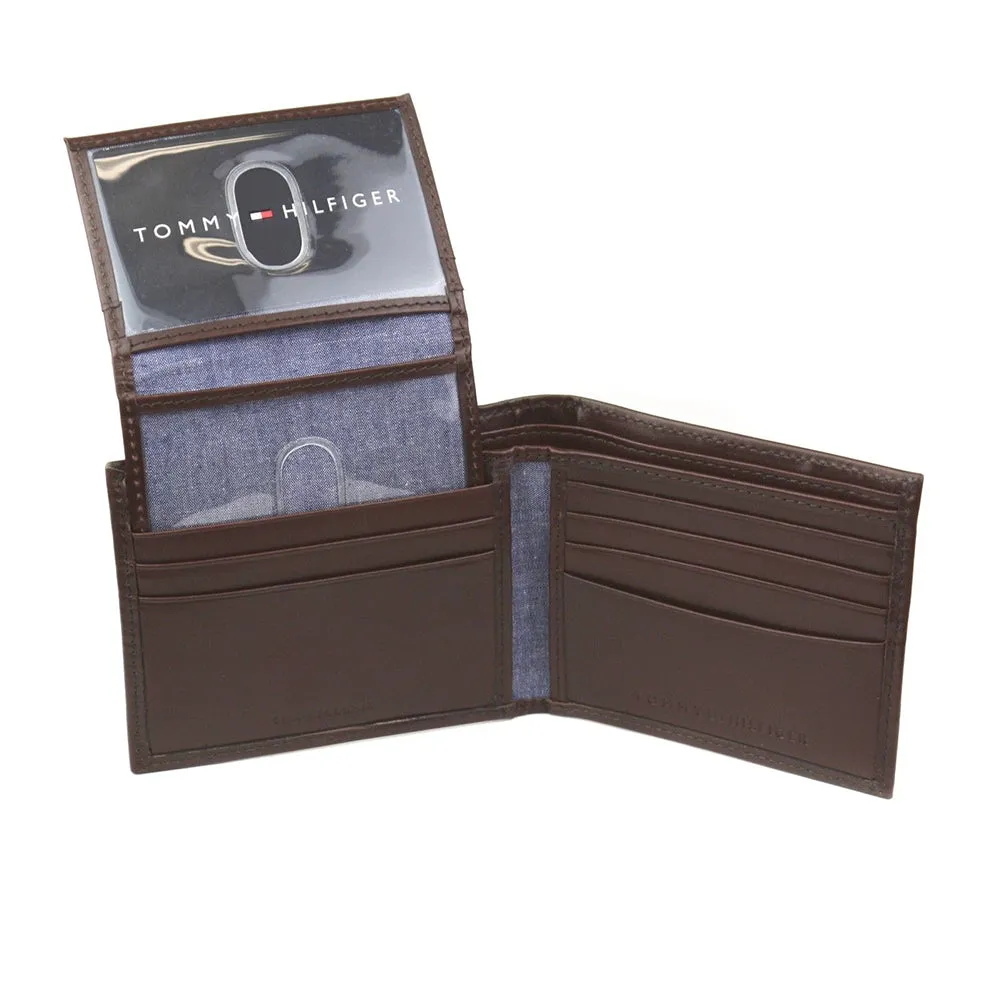 Tommy Hilfiger Men's 31TL220061 Premium Leather ID Passcase Wallet