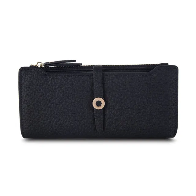 Top Quality Latest Lovely Leather Long Women Wallet
