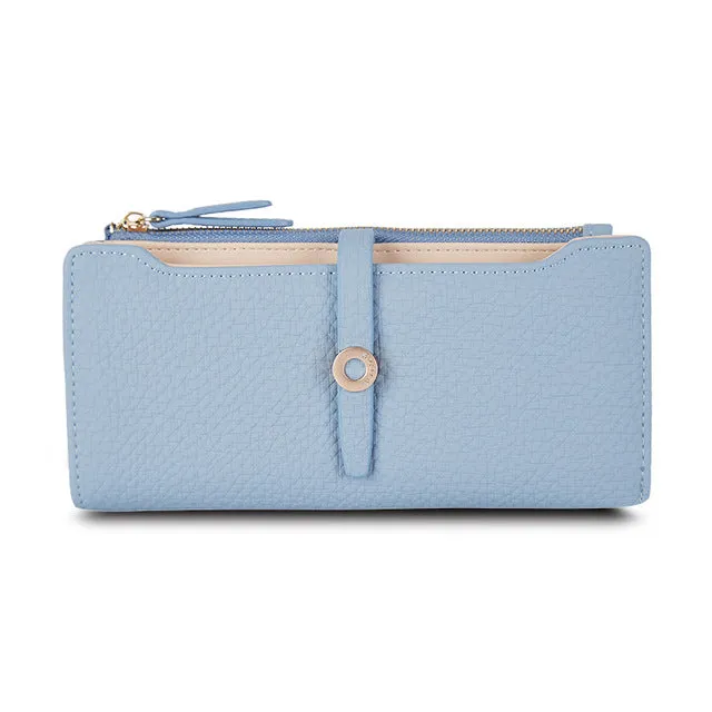 Top Quality Latest Lovely Leather Long Women Wallet