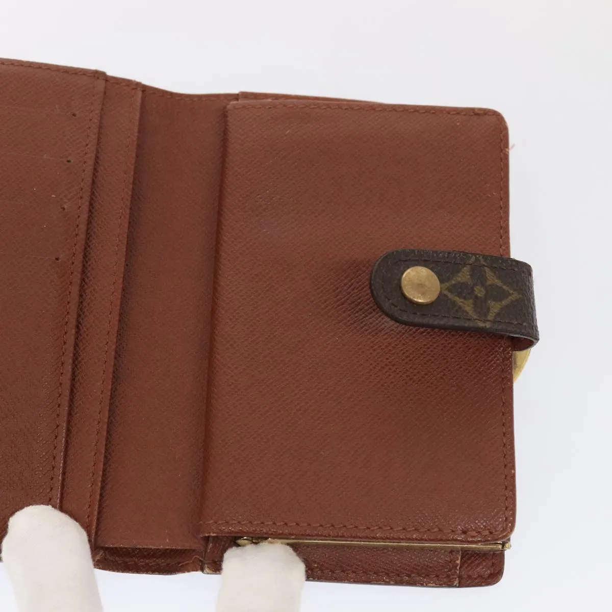 Trendy Inspired Louis Vuitton Monogram Portefeuille Viennois Bifold Wallet M61674 Auth Bs17396