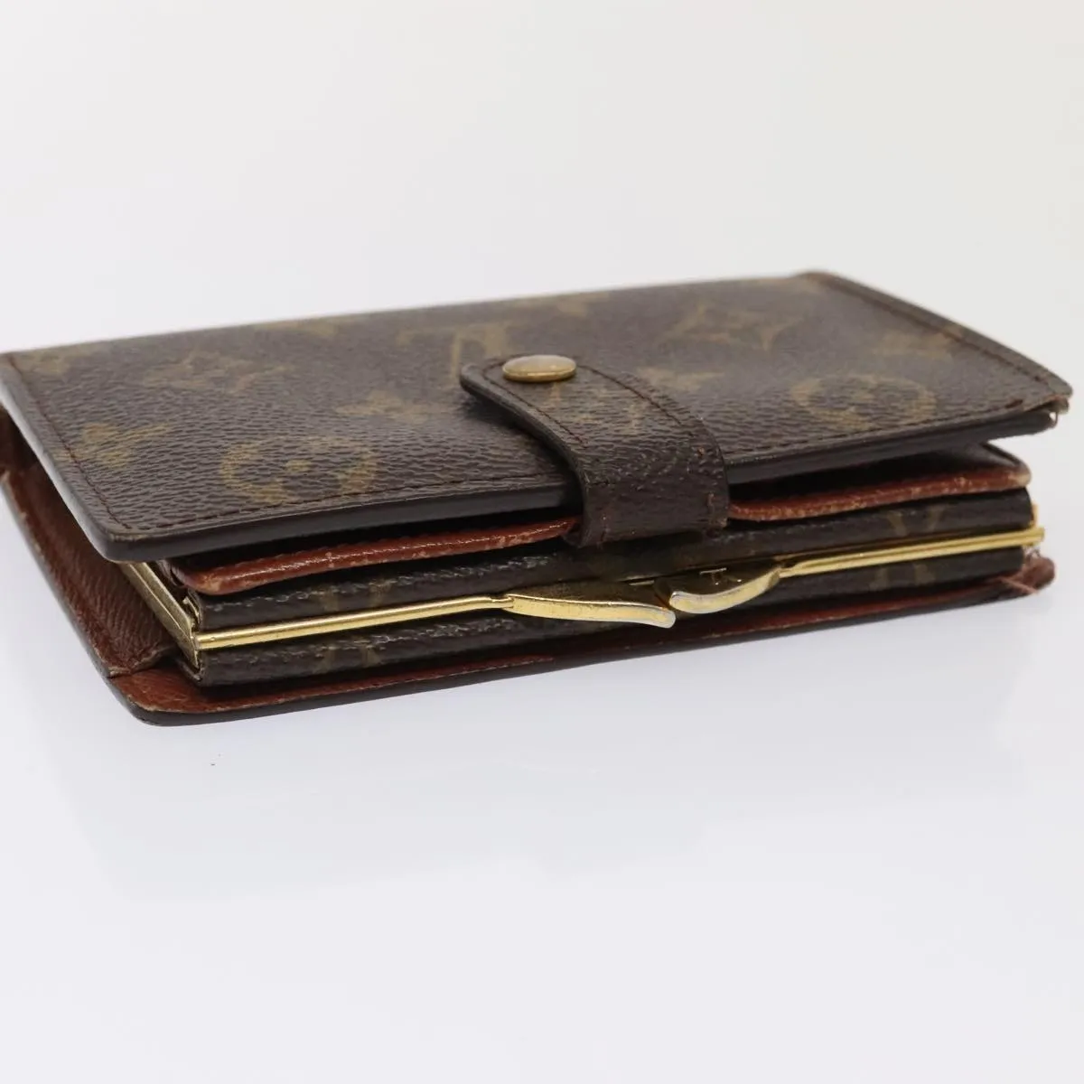 Trendy Inspired Louis Vuitton Monogram Portefeuille Viennois Bifold Wallet M61674 Auth Bs17396