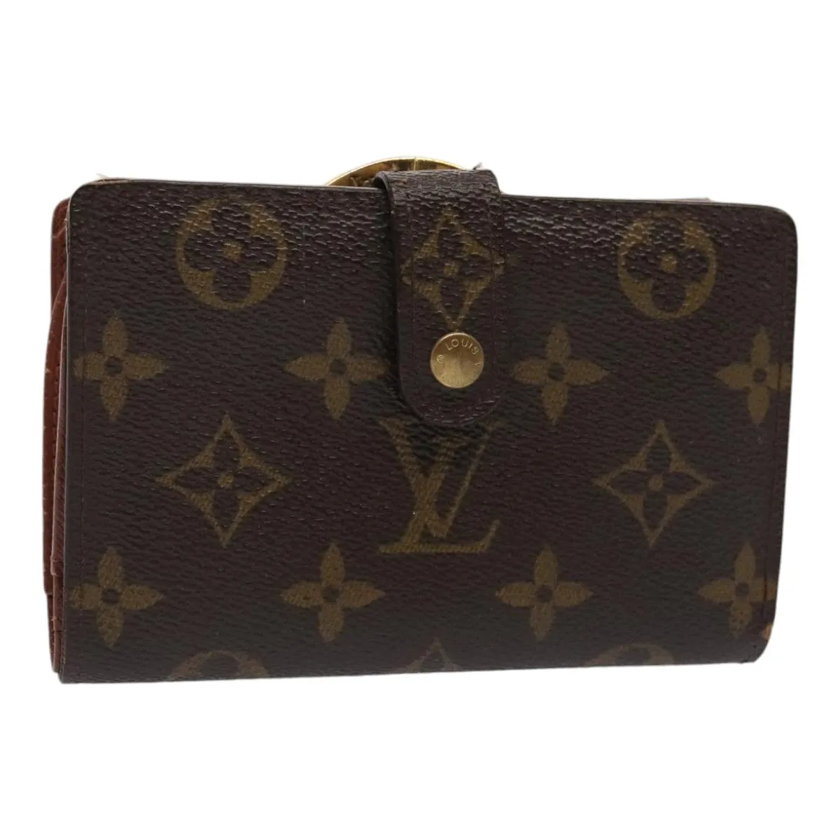 Trendy Inspired Louis Vuitton Monogram Portefeuille Viennois Bifold Wallet M61674 Auth Bs17396