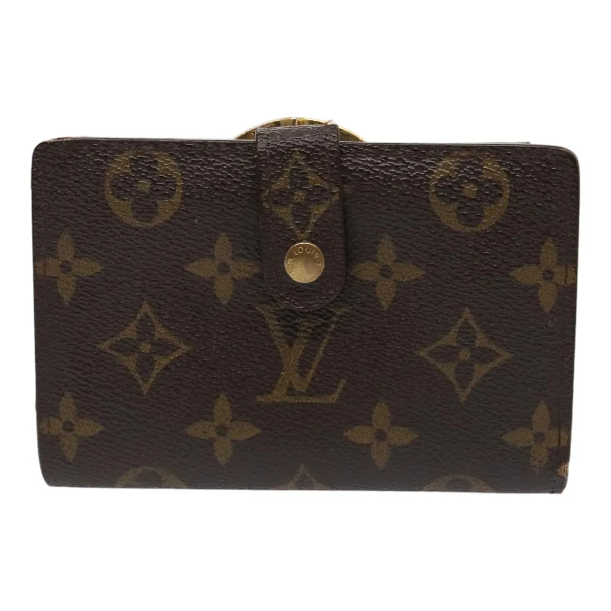 Trendy Inspired Louis Vuitton Monogram Portefeuille Viennois Bifold Wallet M61674 Auth Bs17396