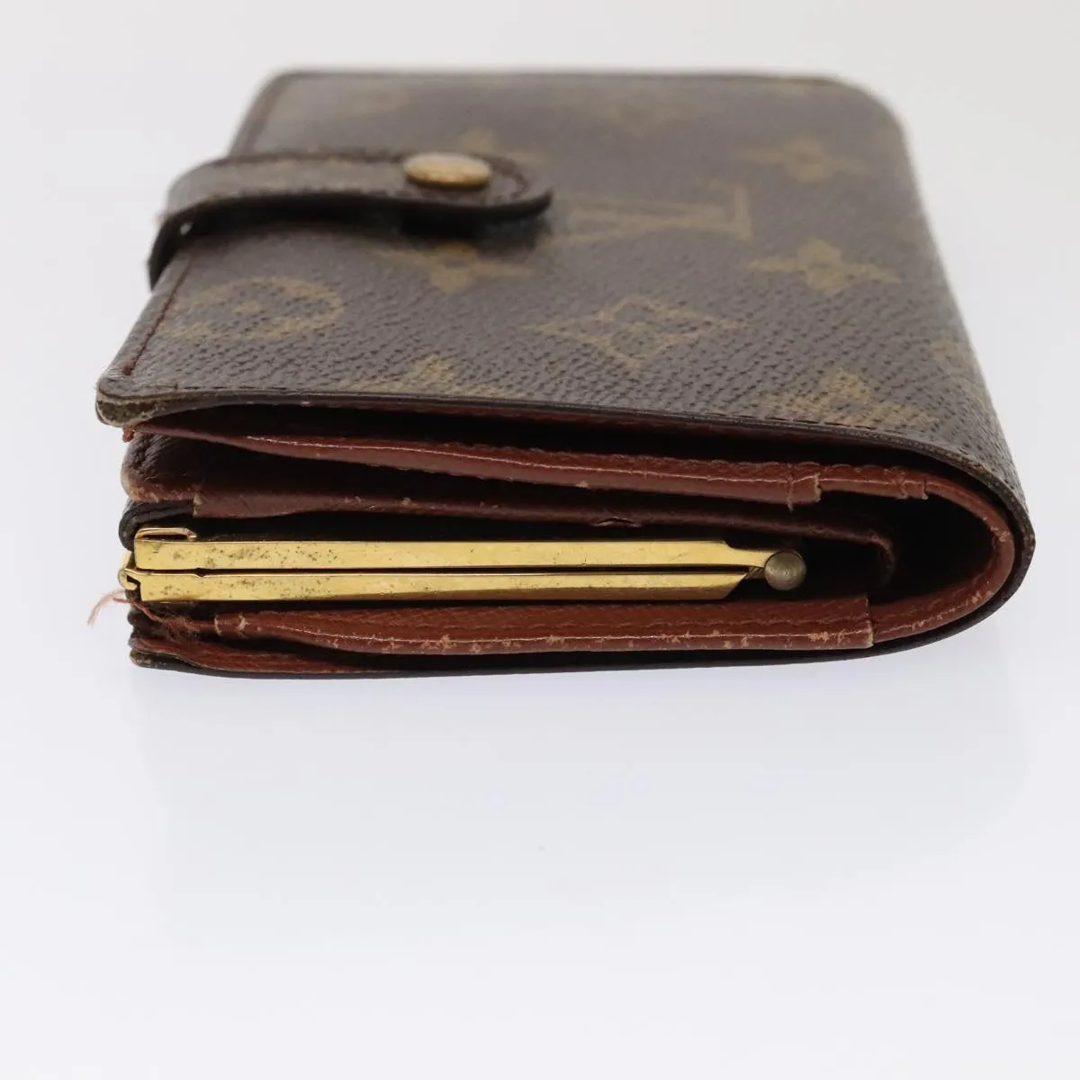 Trendy Inspired Louis Vuitton Monogram Portefeuille Viennois Bifold Wallet M61674 Auth Bs17396