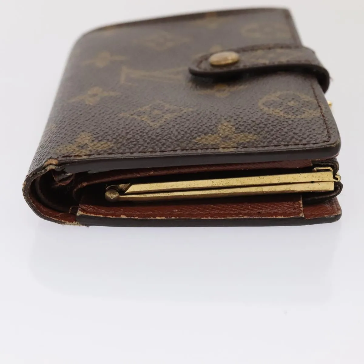 Trendy Inspired Louis Vuitton Monogram Portefeuille Viennois Bifold Wallet M61674 Auth Bs17396