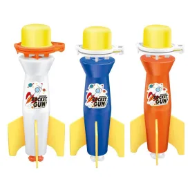 Tricolor Flash Air Pressure Children's Rocket (Electric Bag with Sound)