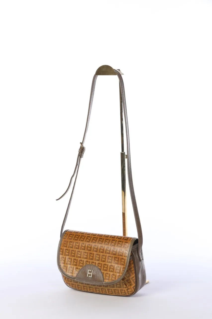Vintage Fendi Zucchino Crossbody Bag