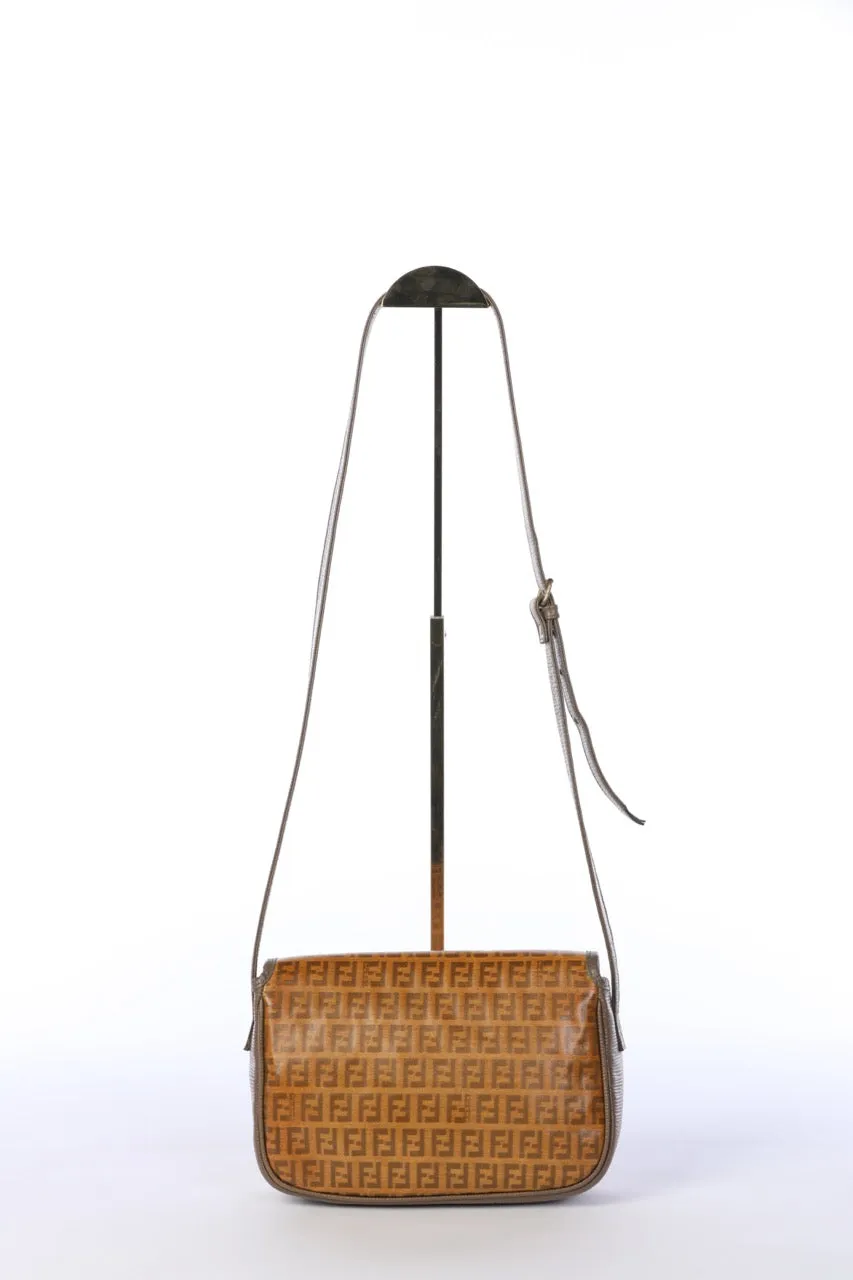 Vintage Fendi Zucchino Crossbody Bag