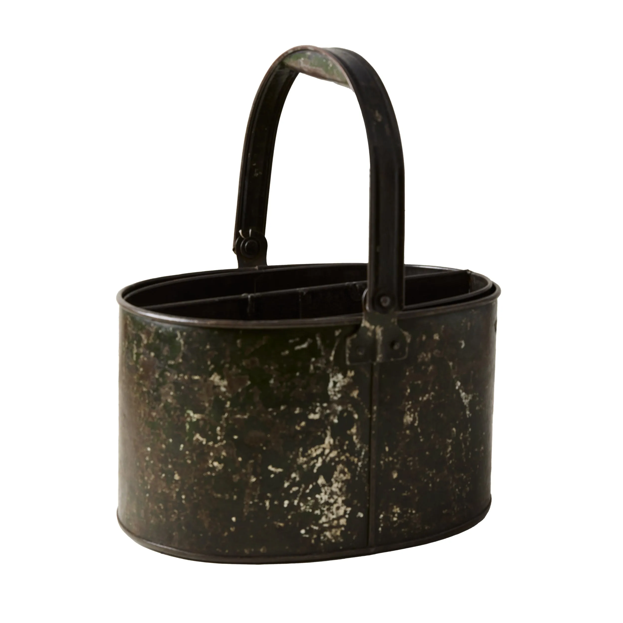 Vintage Tool Bucket with Tray